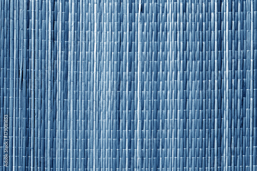 Canvas Print Blue color sraw mat pattern.