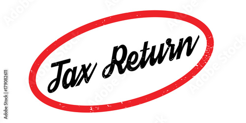 Tax Return rubber stamp. Grunge design with dust scratches. Effects can be easily removed for a clean, crisp look. Color is easily changed.