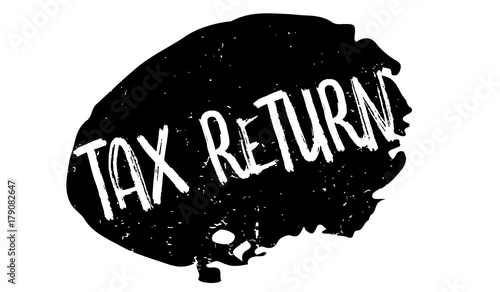 Tax Return rubber stamp. Grunge design with dust scratches. Effects can be easily removed for a clean, crisp look. Color is easily changed.