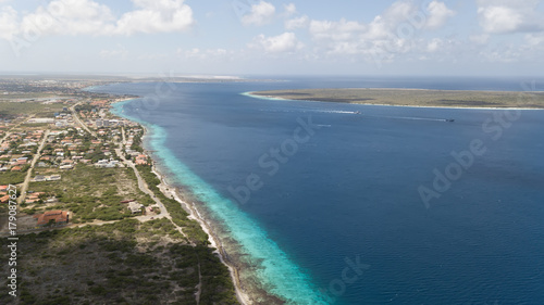 sea beach coast Bonaire island Caribbean sea