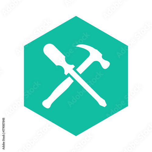Logo artisan vert