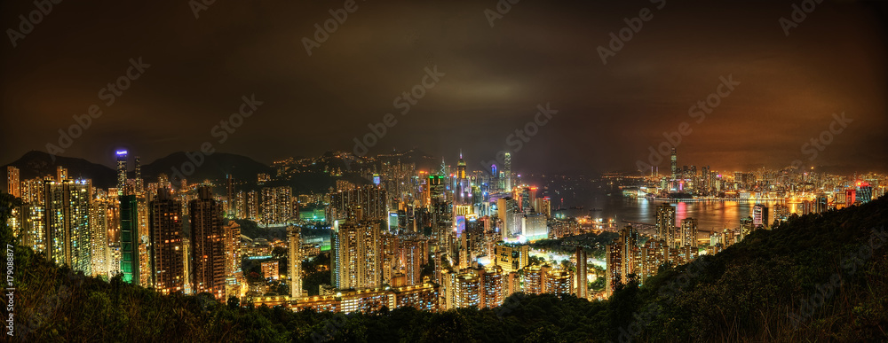 Fototapeta premium Hong Kong Skyline
