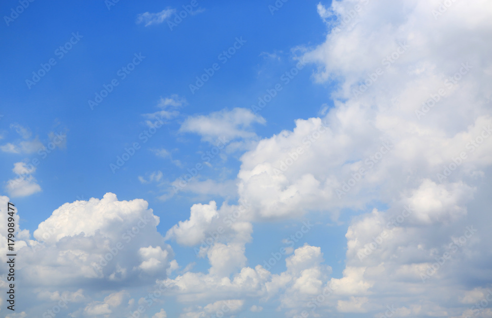 View of Cloud on the blue sky background. View of Cloud on the blue sky background.
