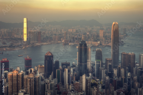 Hong Kong Skyline from Victoria Peak © Lukas