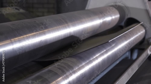 Machine bending sheet metal in an angle