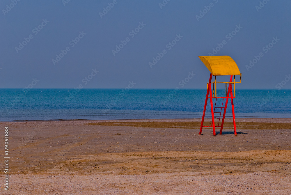 Lifeguard tower by the sea Lifeguard tower by the sea