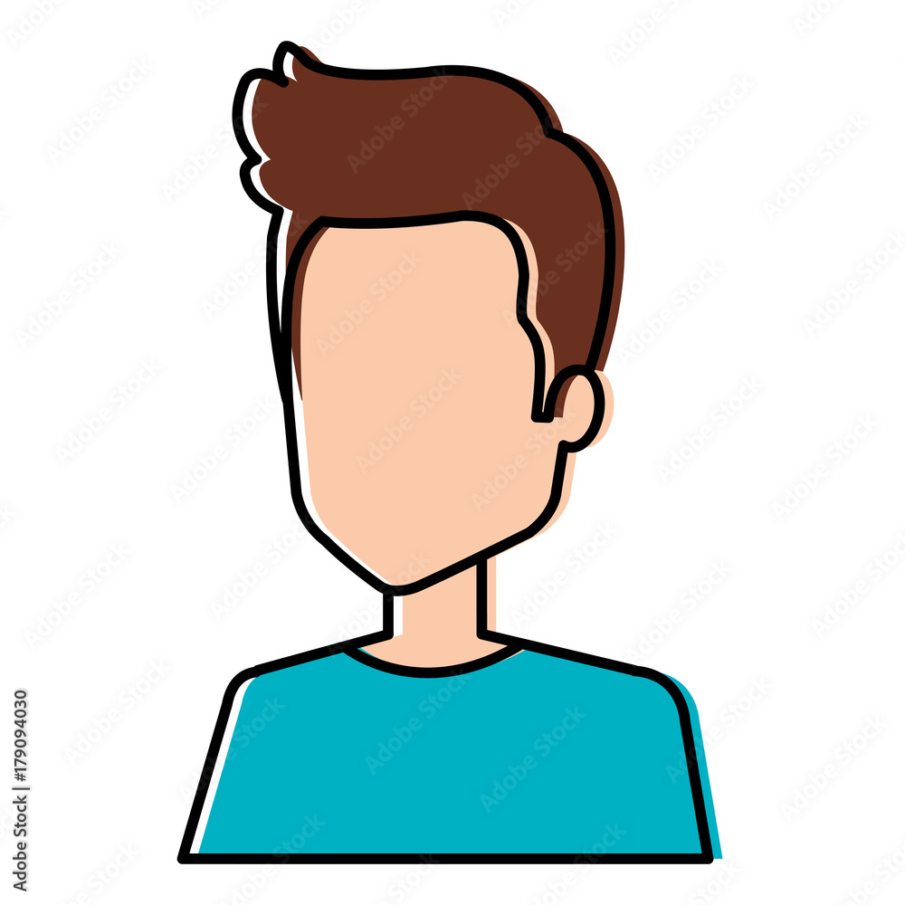 young man avatar character young man avatar character