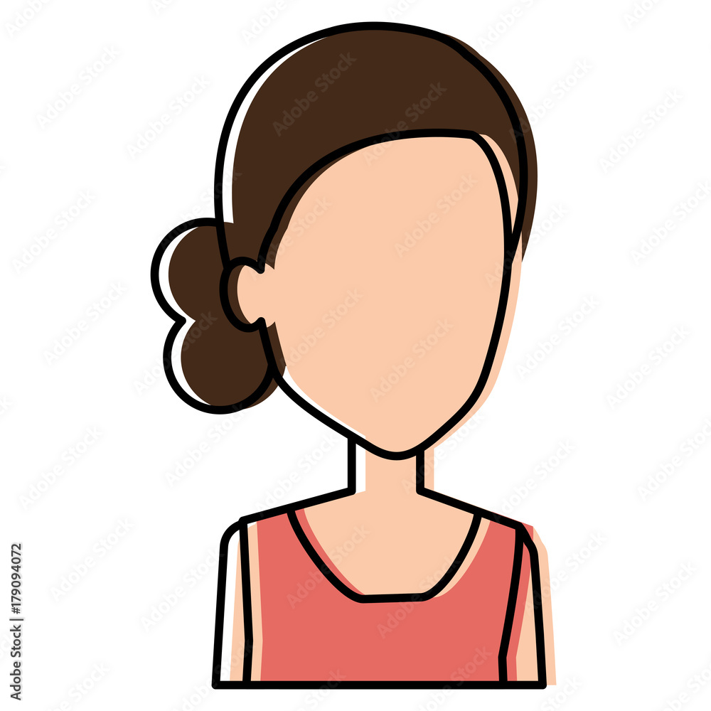beautiful woman avatar character