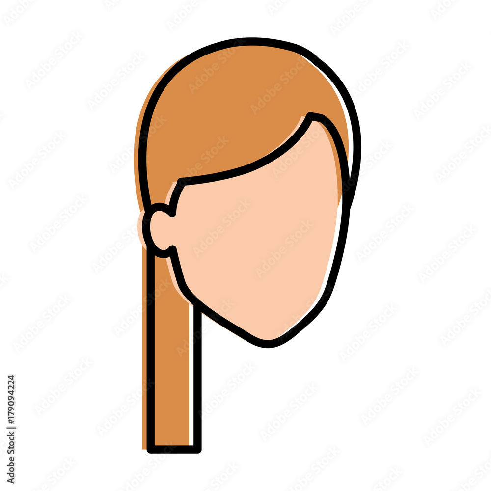 beautiful woman head avatar character beautiful woman head avatar character