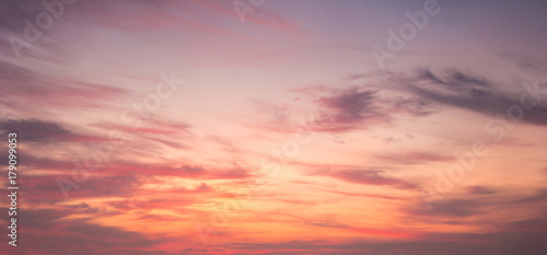 colorful of sunset sky for your  background © jumnong
