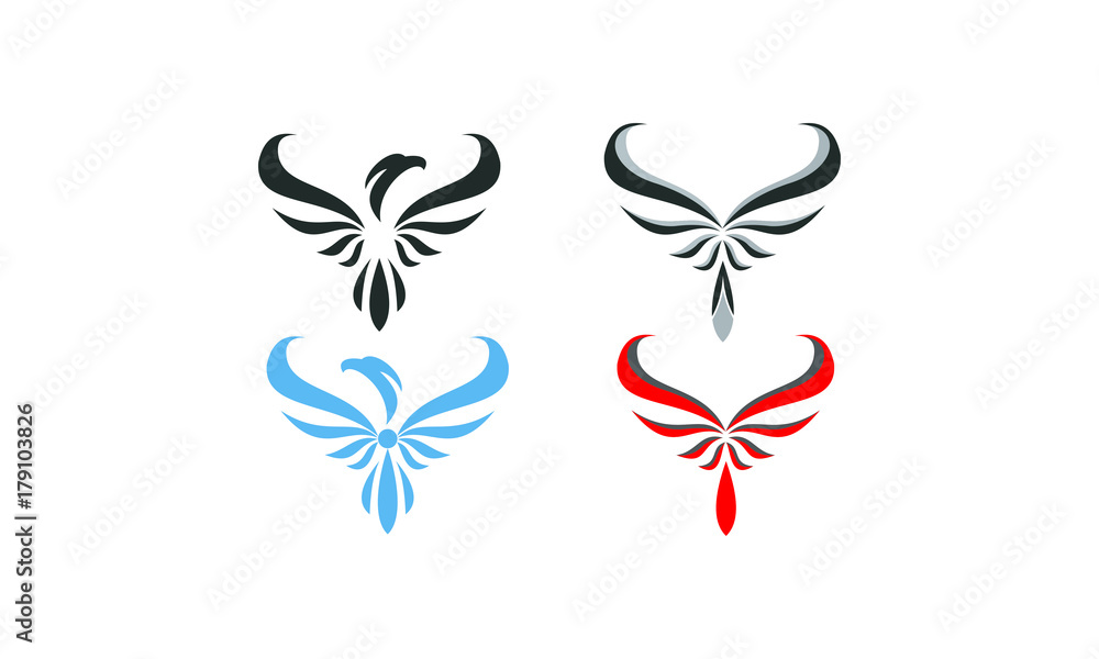 Obraz premium eagle logo set