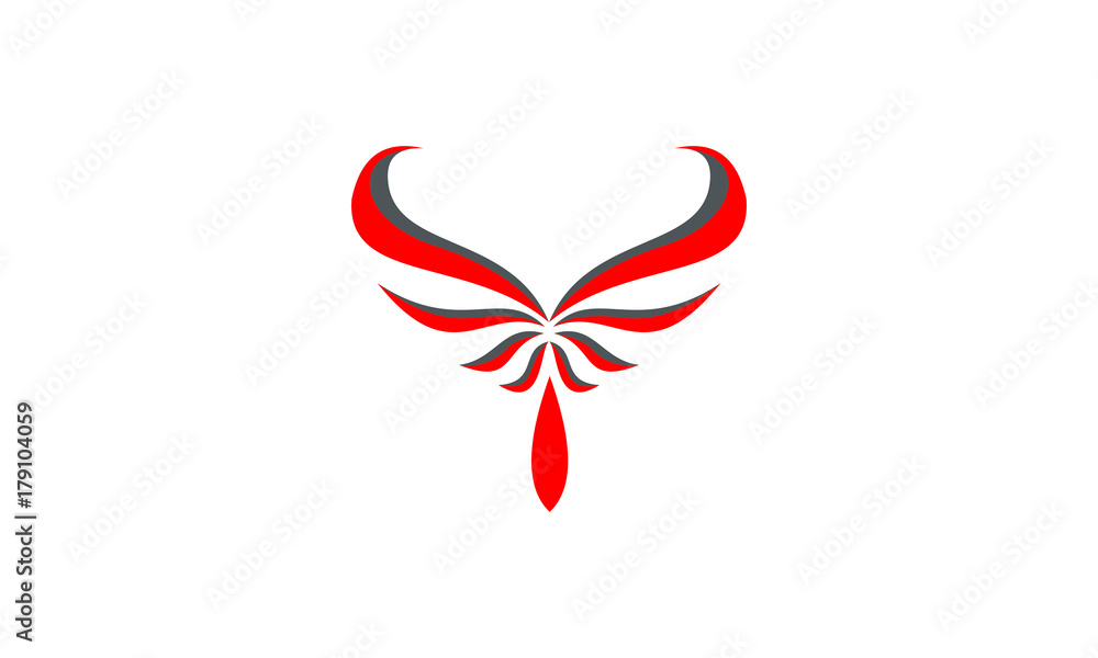 wings logo template wings logo template