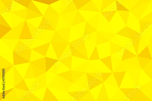 Золотой, желтый, полигональный, тригональный фон. Абстрактная векторная иллюстрация.