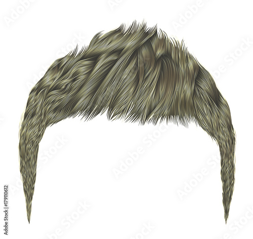 trendy man hairs.
blond color . beauty  style .realistic  3d .
