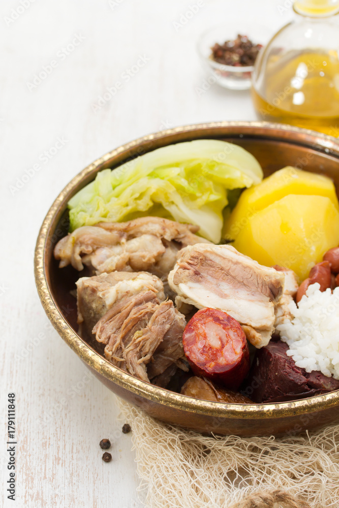 typical portuguese dish cozido a portuguesa typical portuguese dish cozido a portuguesa