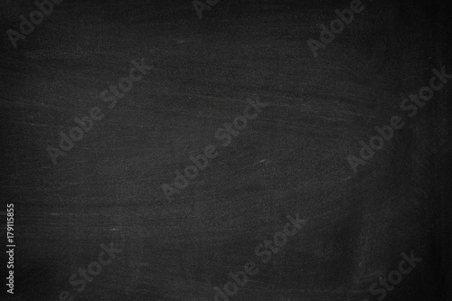 empty black chalkboard for education