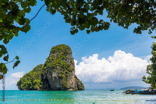 beach sand sea and island,sky