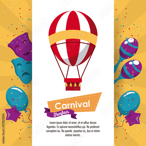 Happy carnival design icon vector illustration graphic
