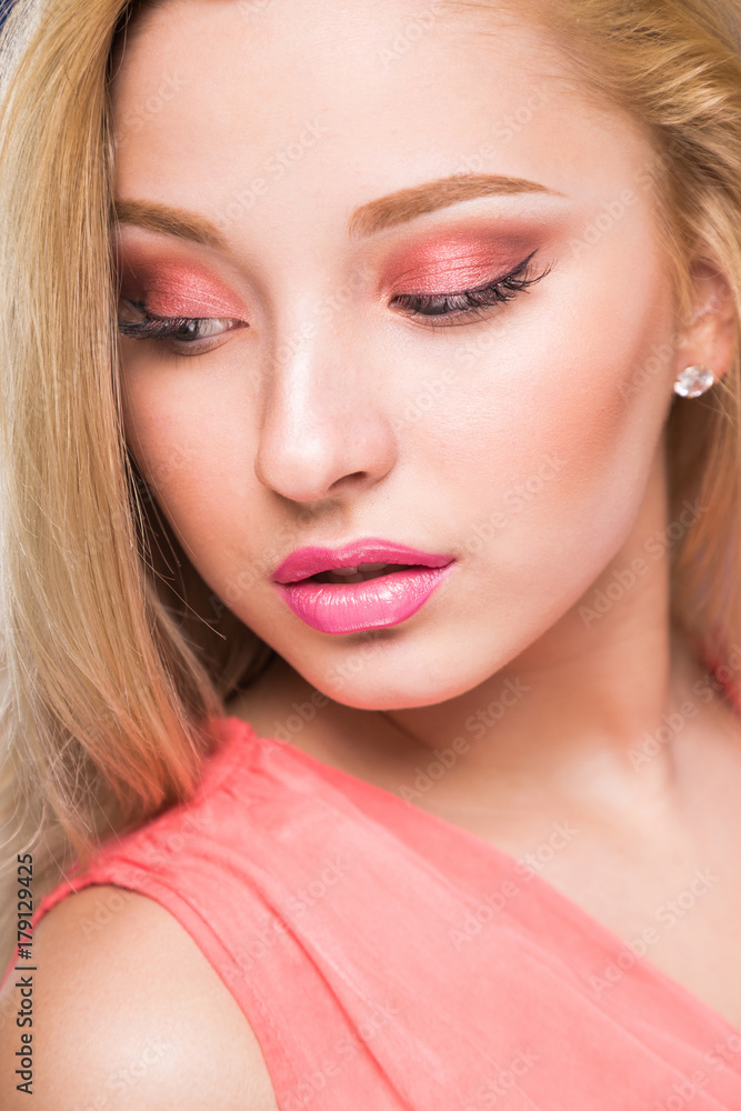 Girl with make-up Girl with make-up