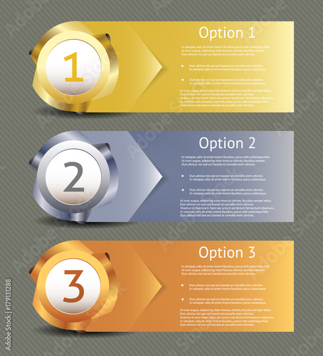 Vector Progress Background / Product Choice or Version. eps 10