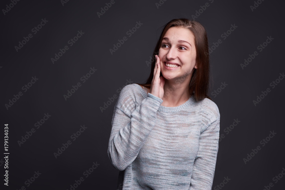Cute girl background isolated Cute girl background isolated