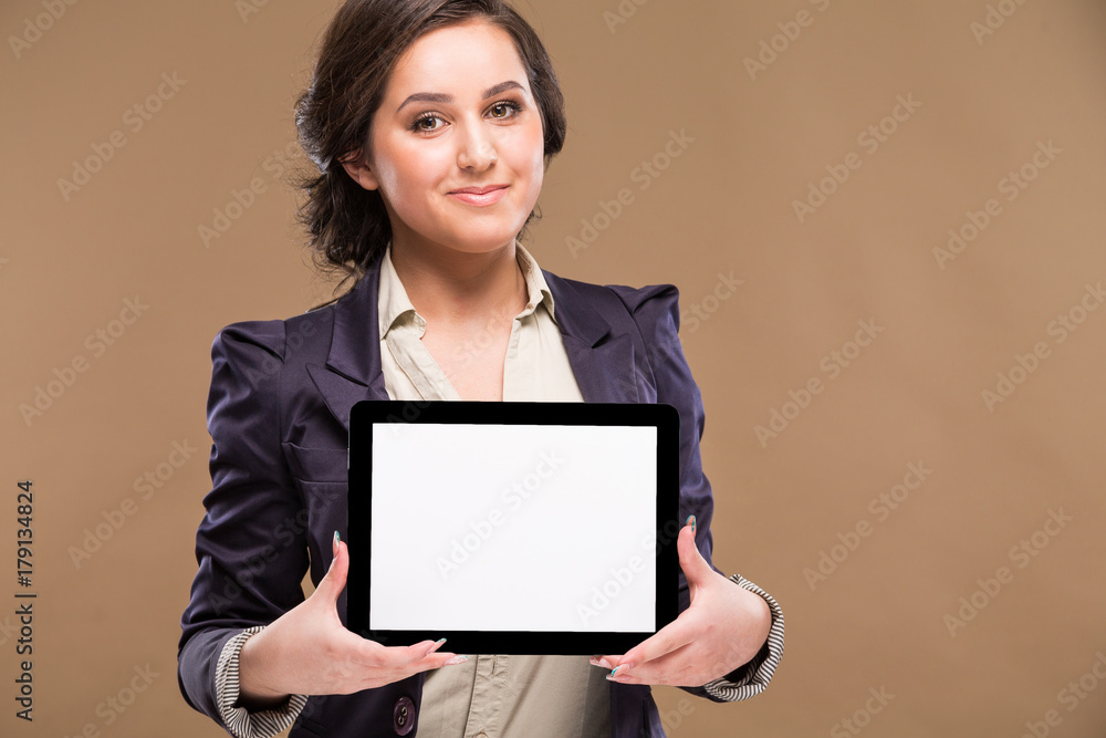 girl with the tablet girl with the tablet