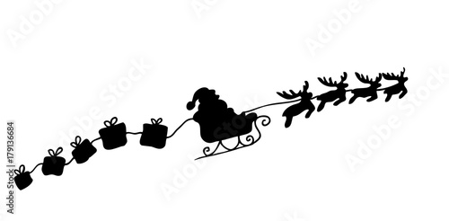 Nikolaus mit Schlitten