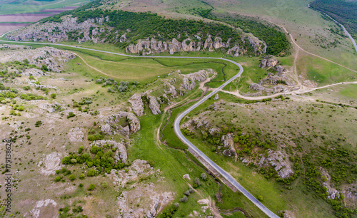 Dobrogea Gorges near Delta Dunari and Constanta Romania