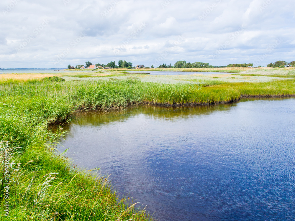 Danish seaside landscape, Aaro, Jutland, Denmark Danish seaside landscape, Aaro, Jutland, Denmark