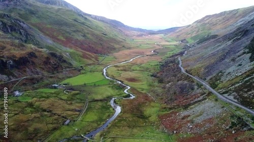 Aerial View Valley Flight