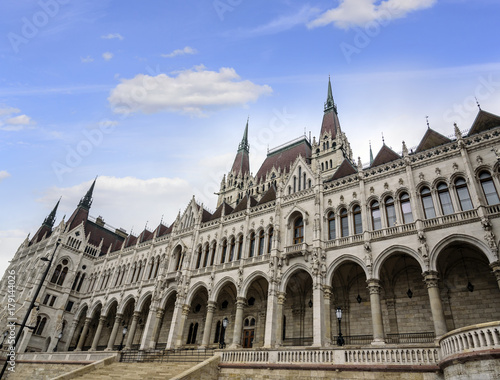 Hungarian Parliament in Budapest, Hungary. © Denis Rozhnovsky