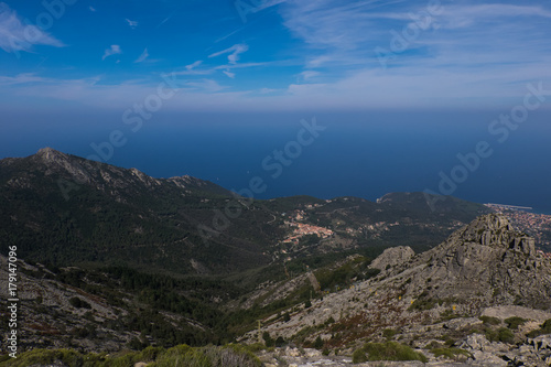 Obraz na płótnie Elba Island MOnte Capanne w salonie