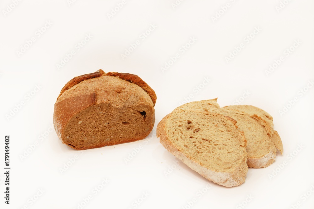 brown and yellow bread