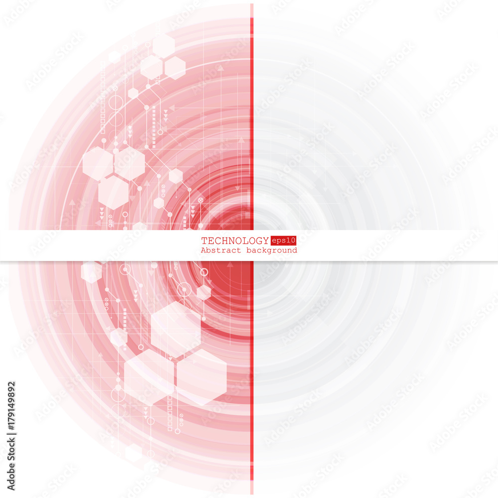 Fototapeta premium Abstract technological background with various technological elements. Structure pattern technology backdrop. Vector