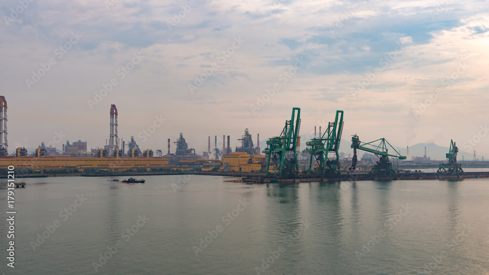 Fototapeta premium Port of Kwangyang, South Korea