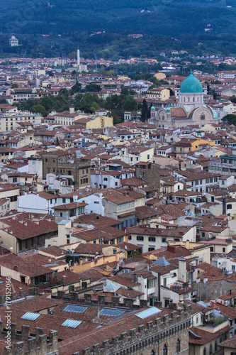 A top view to the historical city, Firenze, Florence, Tuscany, Italy