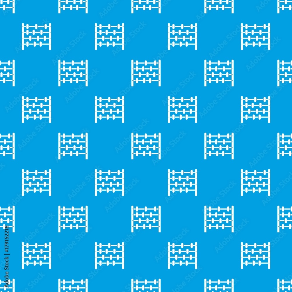 Children abacus pattern seamless blue Children abacus pattern seamless blue