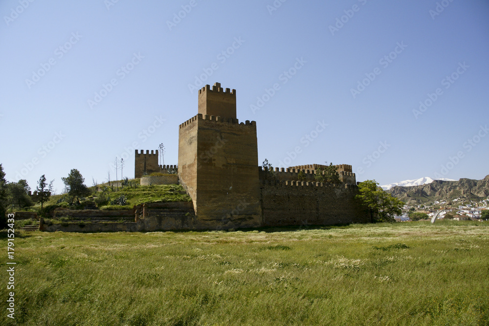 Alcazaba de Guadix en la provincia de Granada, Andalucía