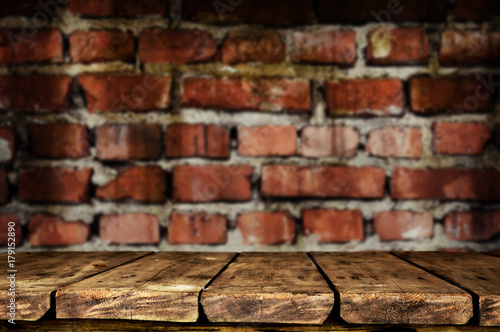 Wooden table background