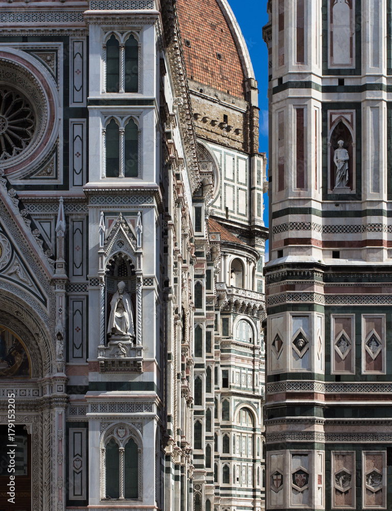 Obraz premium Duomo Cathedral and Campanile in Florence, Italy