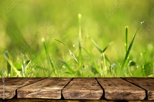 Wooden table background