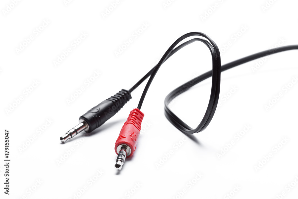 headset with microphone isolated on white headset with microphone isolated on white