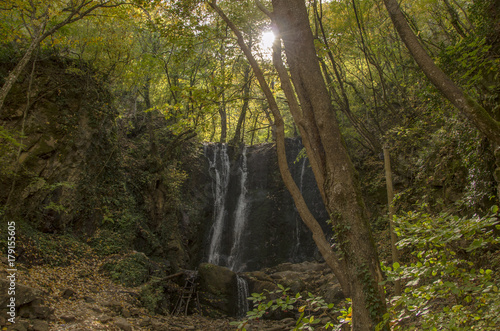 Koleshino waterfall near Strumica, Macedonia photo