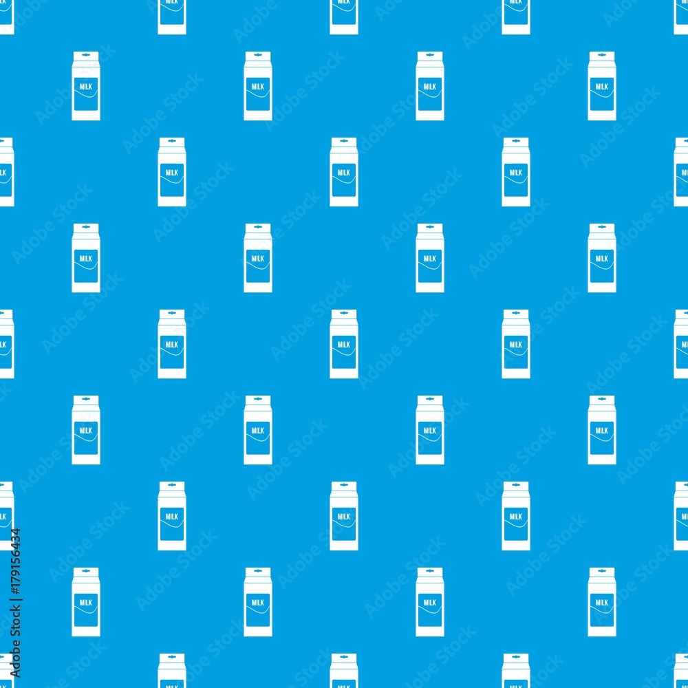Milk pattern seamless blue
