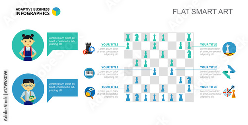 Chess Infographics Slide Template