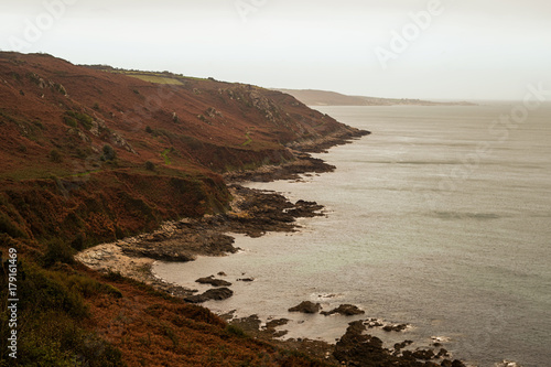 Fotografie Vue des côtes normandes