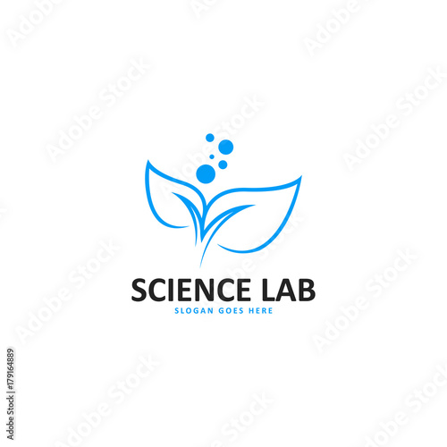 Science logo vector art