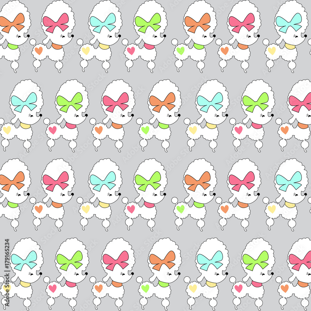 Fototapeta premium cute animal pattern