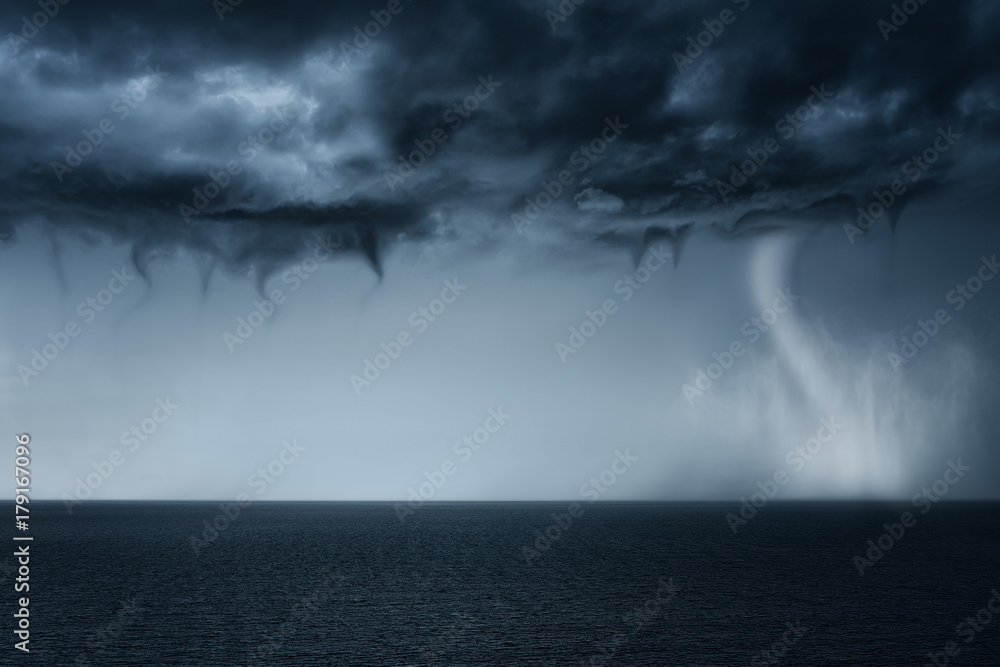 tornado on the sea