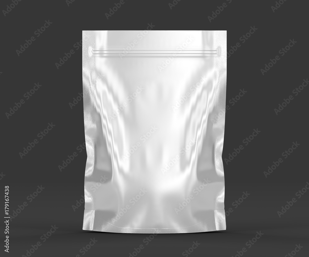 Single blank foil food pouch bag pack Single blank foil food pouch bag pack